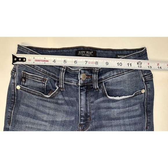 Judy Blue Los Angeles Women's Jeans Skinny Fit JB82365DK Distressed 3/26 - Picture 7 of 8
